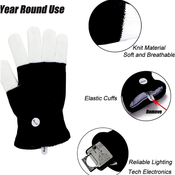 Light Up Gloves NEW - Picture 6 of 7